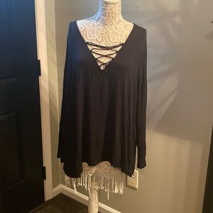 Lace front old navy tunic